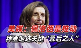 佩洛西的最新爆料,揭秘美国政坛惊天秘密！